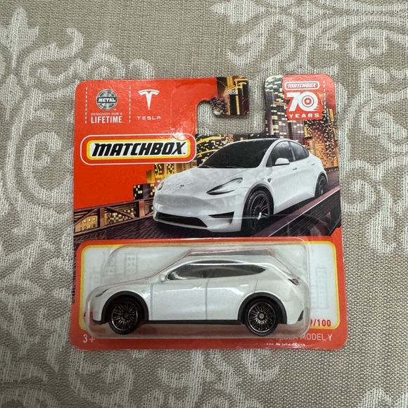 Matchbox Tesla Model Y White Lot Of 6 - Picture 2 of 7